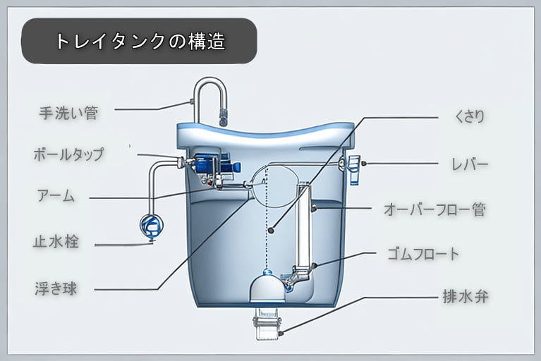 トイレタンクの構造